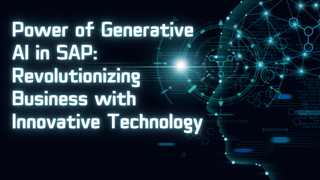 Generative AI in SAP