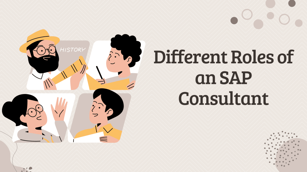Different Roles of an SAP Consultant